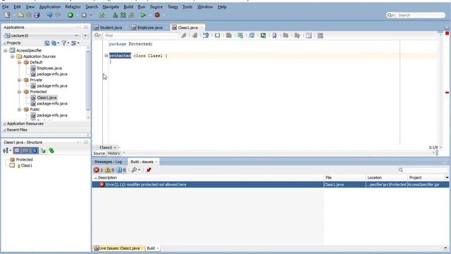 Access Specifiers in java | Access Specifiers with class in java смотреть онлайн