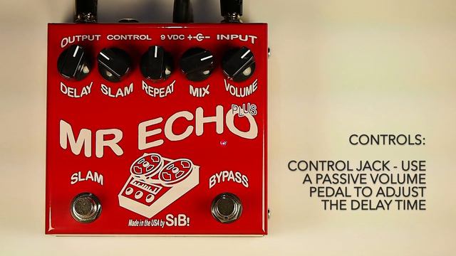 SiB Electronics Mr. Echo Plus Delay Guitar Effects Pedal Demo смотреть онлайн