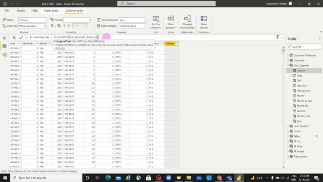 01 Dynamic calendar table Part 1 смотреть онлайн