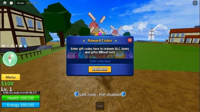 Working Codes In (Blox Fruit)