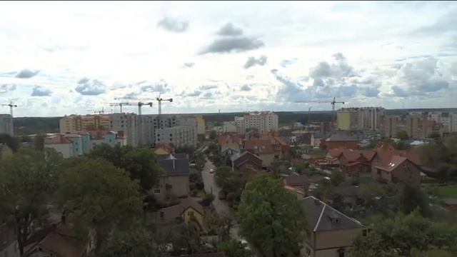 Обзор Зеленоградска с высоты смотреть онлайн
