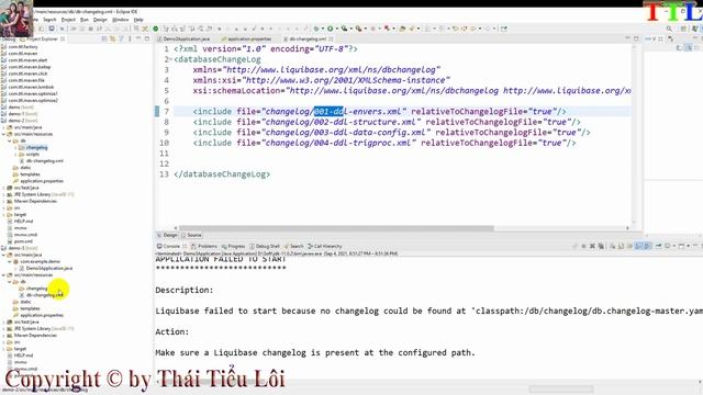 Liquibase Spring Boot - Generate ChangeLog and SQL Script files using Maven смотреть онлайн