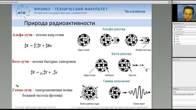 20 Квантовые явления Теория Физика ОГЭ 2018 смотреть онлайн