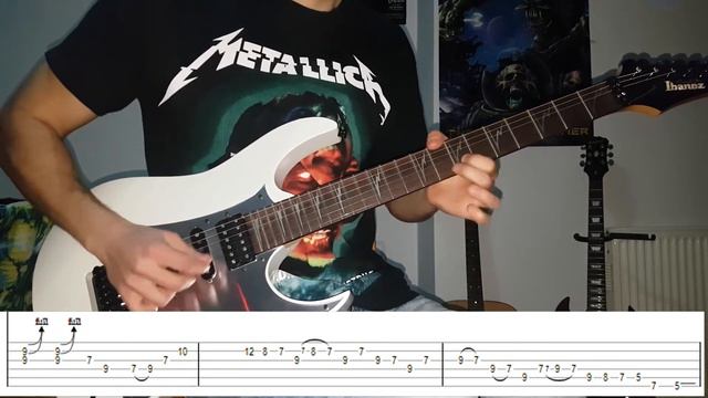 Metallica - Enter Sandman (Guitar Cover With Tabs / Cover Guitarra Con Tablatura)