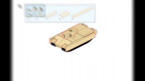 Лего мини танк Challenger 2