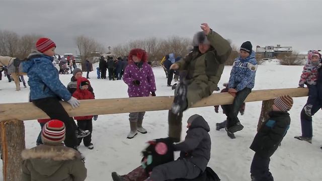 По пути на съёмки 2))) Рыбак и лошадь! Масленница 2016 смотреть онлайн