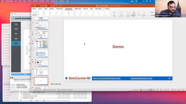 Explore, calibrate, and propagate uncertainties through finite element models using quoFEM смотреть онлайн