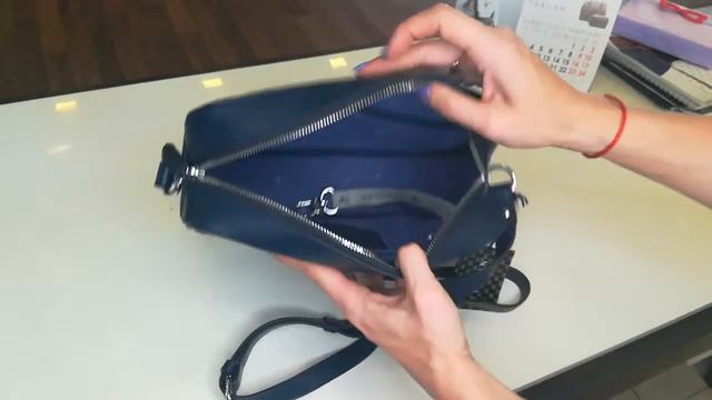 СУМКА ЖЕНСКАЯ КРОСС БОДИ КОЖАНАЯTERGAN 79337 LACIVERT METIS СИНИЙ смотреть онлайн