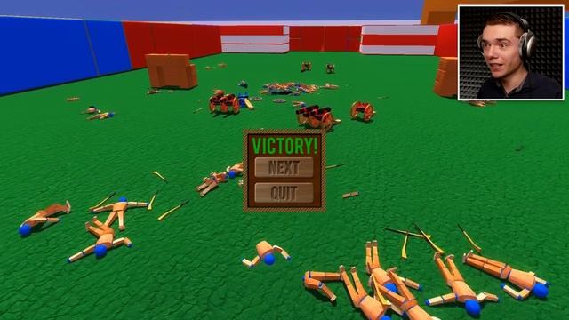 NEW WOODEN SOLDIER BATTLE SIMULATOR (Wooden Battles Simulator / Game Like TABS and UEBS) смотреть онлайн
