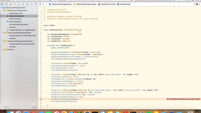 Tip Calculator Tutorial in Swift 4 смотреть онлайн