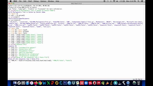 Build Phylogenetic Tree in Python смотреть онлайн