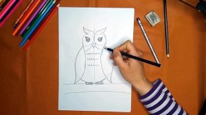 Как нарисовать сову карандашом. Онлайн-школа рисования "Малевашки"