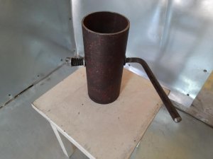 Задвижка дымохода поворотная