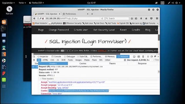 A1 Injection - SQL Injection (Login Form User) | Level Low смотреть онлайн