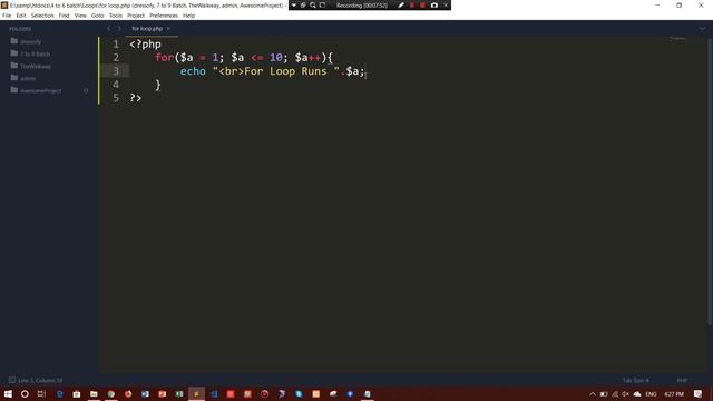 PHP tutorials for Beginners in Urdu - 11 For Loop in PHP смотреть онлайн