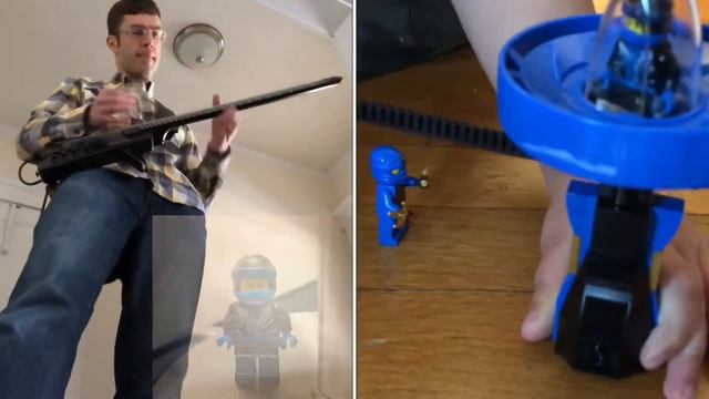 Playing guitar with a fidget spinner смотреть онлайн