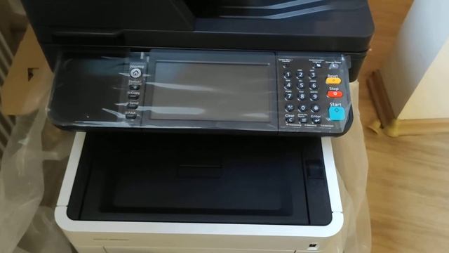Как открыть / How to open МФУ Kyocera EcoSys M6630cidn Распаковка / Unpacking смотреть онлайн