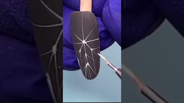 Зимний Маникюр 2022. Рисуем Снежинки Гель Лаком на Ногтях. смотреть онлайн