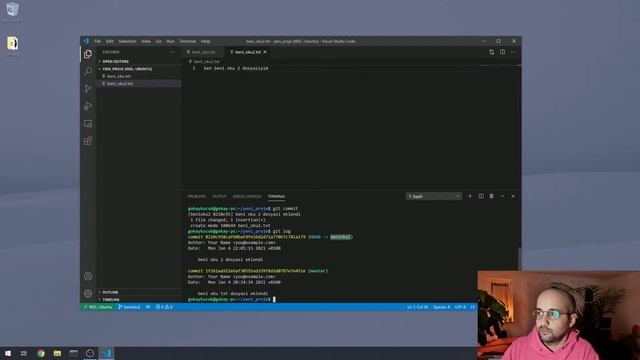 Programlamaya Giriş - Git checkout ve merge komutları смотреть онлайн