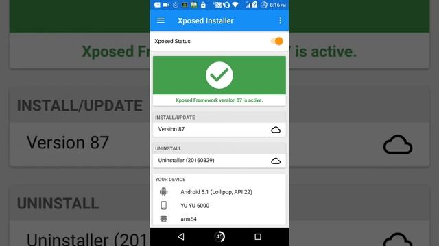 Xposed installer and modules in YU Yureka note смотреть онлайн