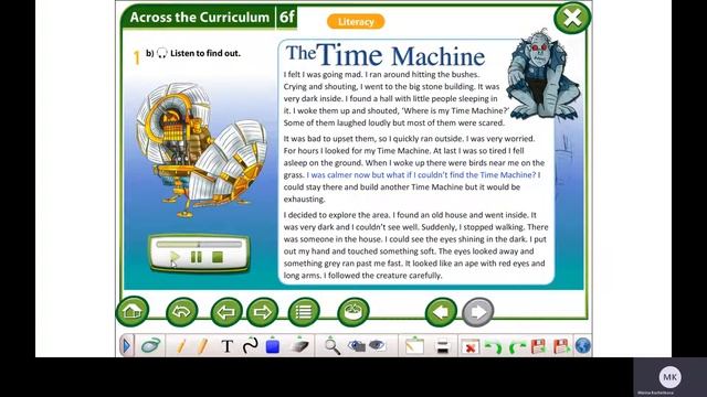 Excel 6 M 6 ex 1 p 74 The Time Machine Listen and read смотреть онлайн