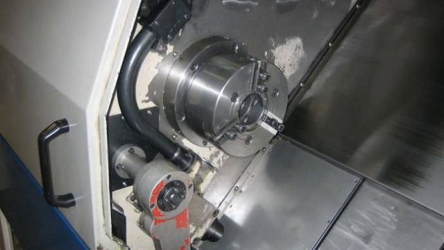 USED DAEWOO MODEL 200LMSC CNC LATHE WITH FANUC 18T CONTROL смотреть онлайн