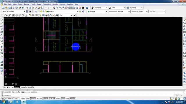 Class_6 - AutoCad 2007 смотреть онлайн