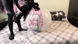 Rubberized Sonico beachball bouncing