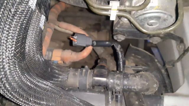 обманка датчика температуры ОЖ на Nissan Leaf.