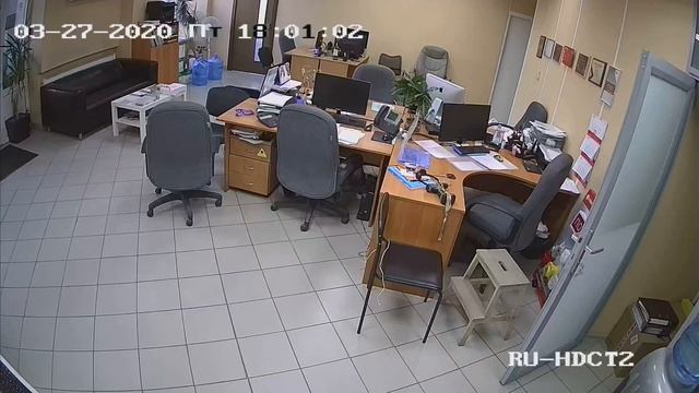 Hikvision RU-HDCT02, Hiwatch HDC-T020 | Пример записи днем