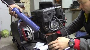 Тех. обслуживание мотобуксировщика Барс Следопыт 9 л.с.. Замена подшипников, замена масла. ТО БАРСА