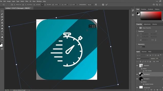 How to Create an App Icon Design in Adobe Photoshop with Different Sizes | Learn with Ifra Designz смотреть онлайн