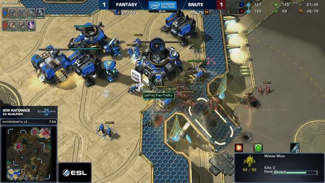StarCraft 2 - Snute vs. Fantasy (ZvT) - IEM Katowice 2015 - EU Qualifier смотреть онлайн