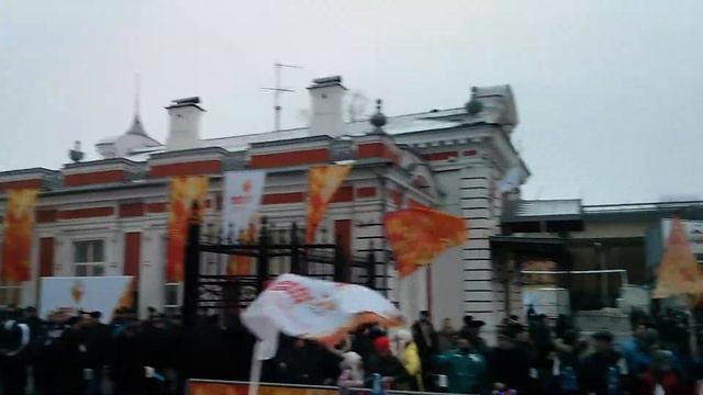 Прибытие олимпийского огня в Нижний Новгород смотреть онлайн