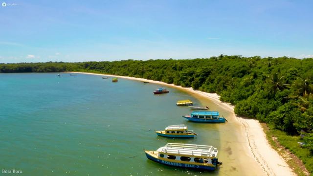 FLYING OVER BORA BORA (4K UHD) - Relaxing Music With Stunning Beautiful Nature (4K Video Ultra HD) смотреть онлайн