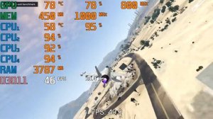 AMD Athlon II X4 640 \ Radeon HD 6670 \ GTA V @720p low settings