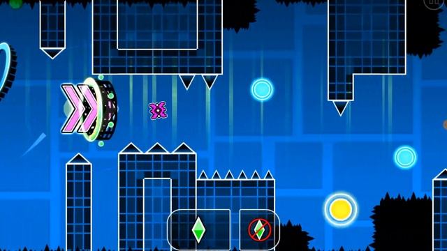 Geometry Dash shitty Athanatos Practice 9 attemps in mobile смотреть онлайн
