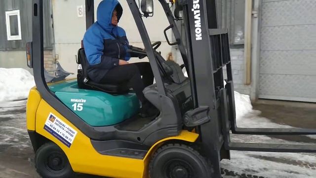 Komatsu FG15T-20. 2007 г.в. 9467 часов смотреть онлайн