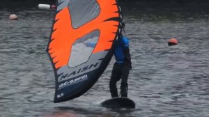 Сап сёрфинг с Вингом, надувное крыло вместо весла для сапа. Первые шаги.