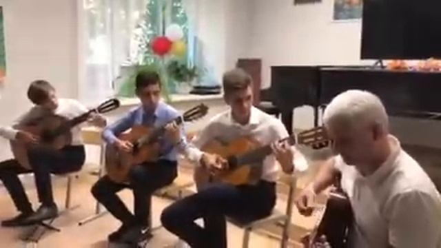 164994 Ансамбль гитаристов, г.о. Котельники - Хабанера смотреть онлайн