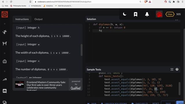 Codewars - Python - Diplomas смотреть онлайн