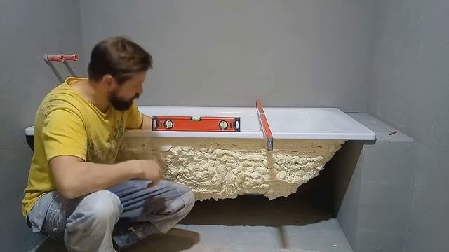 Надежная установка стальной ванны Kaldewei Saniform Plus смотреть онлайн