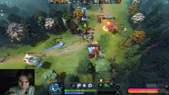 ЖЕСТКО ИГРАЮ В DOTA 2 смотреть онлайн