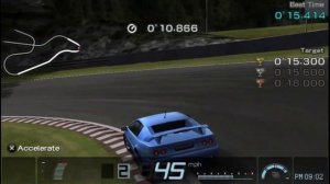 Gran Turismo PSP - Section C License Tests Road To All Gold Pt 7(PPSSP HD)