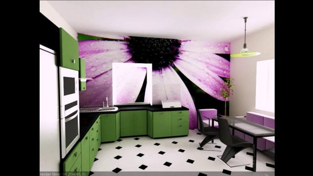 Интерьер квартиры будущего - Interior Of The Apartment Of The Future.