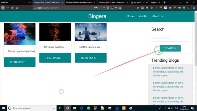 17-Sidebar Coding in PHP for CMS in Hindi смотреть онлайн