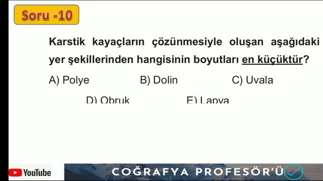KPSS 2023 [KARSTİK ŞEKİLLER] Öğreten soru çözümleri serisi... смотреть онлайн