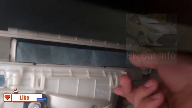 Toyota Aqua | Prius C | How To Clean Ac Filter Etc