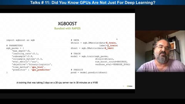 Talks # 11: Jean-François Puget; Did you know GPUs are not just for Deep Learning? смотреть онлайн