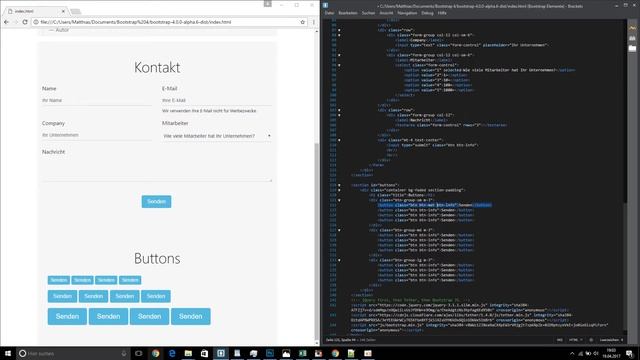 Bootstrap 4 Tutorial #7 - Material Design Buttons Pt. 1 (Deutsch) смотреть онлайн